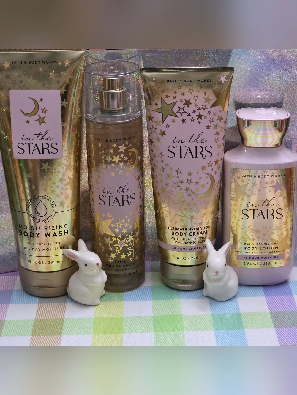 Bath & Body Works In The Stars 4 Piece Moisturizing Body Care Set NEW